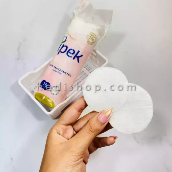 پد آرایش پاک کن ترکیه ای ایپک IPEK 70 عددی (2)